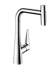Köögisegisti Hansgrohe Talis Select M51 73867000, väljatõmmatava voolikuga, kroom