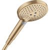 Käsidušš Hansgrohe Raindance Select S 26531140, 120 mm, 3 režiimi, EcoSmart, harjatud pronks