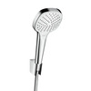 Käsidušš Hansgrohe Croma Select E 26413400, koos hoidiku ja 160 cm voolikuga, valge/kroom