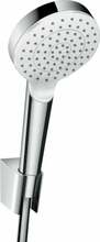 Dušikomplekt Hansgrohe Crometta 1Jet Porter 26690400, 1250 mm, kroom/valge