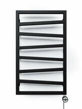 Elektriline rätikukuivati Terma ZigZag, 50 cm x 83.5 cm, metallmust