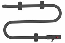Elektriline rätikukuivati Thema Lux BK-112AW, 50 cm x 32 cm, must