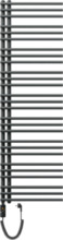 Elektriline käterätikuivati Mexen Neptun, 1600 x 500 mm, 900 W, must