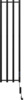 Elektriline rätikukuivati Mexen Pino, 1405 x 347 mm, 250 W, must