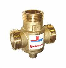 Termostaatventiil Giacomini R157A, kolmik, D32, 1 1/4 tolli, väliskeere