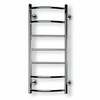 Veekütte rätikuradiator Elonika EV 750 K/KL, 870 x 500 mm, roostevaba teras