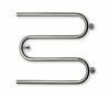 Vesiküttel rätikuivatiga radiaator Elonika Ež 460 S, 600 x 600 mm, messing, kroom