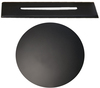 Vannisifooni viimistlusdetail Euroliux Mat black, must