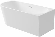 Akrüülvann Deante Silia KDS016P, 160 x 75 cm, parem, valge