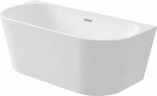 Akrüülvann Deante Silia KDS015W, 150 x 75 x 58 cm, ovaalne, valge