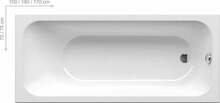 Akrüülnurkvann Ravak Chrome C731000000, 160 x 70 cm, valge