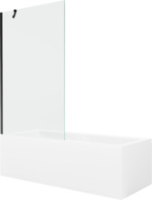 Vann Mexen Cubik, 150 x 70 x 40 cm, valge/must, koos seinaga