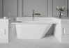 Vann, vabaltseisev SPN Art Stone Verona 1500, 150 x 73 x 60 cm, asümmeetriline
