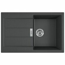 Köögivalamu Franke Sirius 2.0 S2D 611-78, 143.0612.629, tectonite onyx, 78 x 50 x 20 cm, must