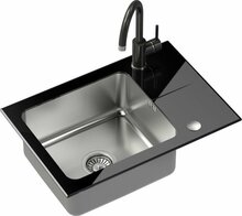 Köögivalamu Steiner Hugh 116 ST3564SC1BS-BW7059CZP, 64 x 44 x 19 cm, must, segistiga