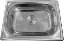 Roostevabast terasest valamu Euroliux D5237P, 520 x 370 mm, 0.7 mm