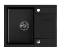 Köögivalamu Quadron Morgan 116 HB8210U7-BS, 620 x 500 x 220 mm, must/teras