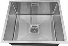 Roostevabast terasest valamu Euroliux D4944H, 490 x 440 mm, 1.2 mm, satiin