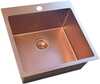 Roostevabast terasest valamu D5050HC copper, 500 x 500 x 200 mm