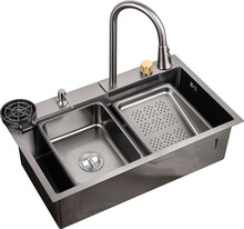 Roostevabast terasest valamu Euroliux D7546H SATIN, komplekt