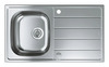 Roostevabast terasest valamu Grohe K200 31552SD1, 860 x 500 mm, hall
