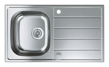 Roostevabast terasest valamu Grohe K200 31552SD1, 860 x 500 mm, hall