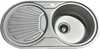 Roostevabast terasest valamu Euroliux D8344A, 840 x 440 mm, vasak