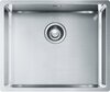 Roostevabast terasest valamu Franke Box BXX 210/110-50, 127.0374.206, koos ventiiliga
