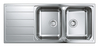 Roostevabast terasest valamu Grohe K500 31588SD1, 116 x 50 cm, harjatud