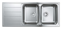 Roostevabast terasest valamu Grohe K500 31588SD1, 116 x 50 cm, harjatud