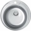 Köögivalamu Deante Twist ZHC 0813, satiin, 48 x 48 x 17 cm, roostevaba teras