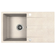 Graniidist köögivalamu Kuchinox Laut SBZ411Y, 76 x 44 x 17.4 cm, beež