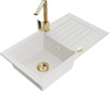 Graniidist köögivalamu Mexen Pablo 6510-20-670300-50, 75 x 43 x 16.1 cm, valge