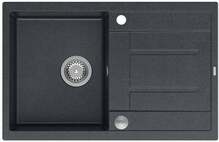 Graniitvalamu Quadron Morgan 111 HB8203U8-BSP2O, 78 x 50 x 22 cm, must teemant