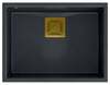 Graniitvalamu Quadron David 50 HQD5542U8-G1, 55 x 42 x 22.5 cm, must/kuldne