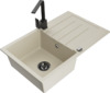 Graniidist köögivalamu Mexen Bruno 6513-69-670300-70, 79 x 49 x 20 cm, beež, koos segisti ja sifooniga