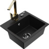 Graniidist köögivalamu Mexen Milo 6505-77-670300-50-B, 43.5 x 41 x 17.1 cm, must/gold