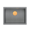 Graniitvalamu Quadron Logan 100 HQJ6045U5PVDC1U, 59,5 x 45,1 x 21,5 cm, hõbedane kivi