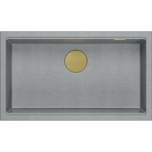 Köögivalamu Quadron Logan 110 HQD7644U5PVDG1I, 76 x 45 x 23.5 cm, hõbe kivi