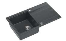Graniitvalamu Quadron Evan 111 HCQE8650U8BSP2O, 86 x 50 x 21 cm, must teemant