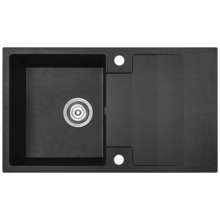Graniidist köögivalamu Kuchinox RAB SBF711Y, 76 x 40 x 16 cm, must