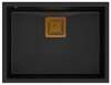 Köögivalamu Quadron David 50 HQD5542U7-C1, 550 x 420 x 225 mm, süsimust/vask