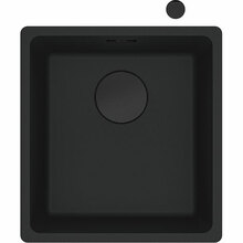 Graniitvalamu Franke Maris MRG 210-37, 125.0683.232, must matt, 40.3 x 43.3 x 20 cm