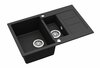 Köögivalamu Aquasanita Tesa SQT151-601AW, 80 x 50 x 20 cm, black metallic