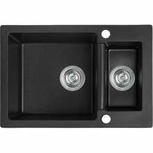 Graniidist köögivalamu Laveo Celia SBC730T, 65 x 44 x 17 cm, must