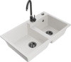 Graniidist köögivalamu Mexen Tomas 6516-20-670200-70, 80 x 50 x 19 cm, valge