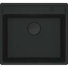 Graniitvalamu Franke Maris MRG 610-52, 114.0659.124, must matt, 56 x 51 x 20 cm