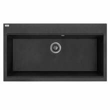 Graniidist köögivalamu Laveo Tau SBT7109, 90 x 50 x 21.5 cm, must