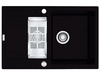 Graniidist köögivalamu Franke Maris MRG 651-78, 78 x 50 x 19 cm, onyx