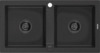 Graniidist köögivalamu Mexen Mario 6504822000-73-B, 820 x 436 mm, must/hõbe metallic, sifooniga